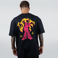 CAMISETA OVERSIZED PRETA - TAPE WTF