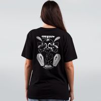 CAMISETA PRETA - PISCALLOWEEN