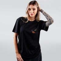 CAMISETA PRETA - LEAFS