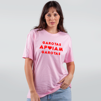CAMISETA ROSA - GAROTAS