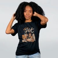 CAMISETA PRETA - MÃE DE PET