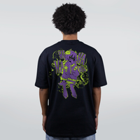 CAMISETA OVERSIZED PRETA - HAHAHA FEH