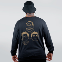MOLETOM BÁSICO PRETO - BENGA