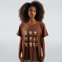 CAMISETA MARROM - HISTÓRIA DA ARTE