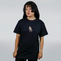 CAMISETA PRETA - MÃOS UNIDAS