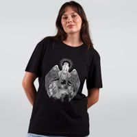 CAMISETA PRETA - SUPER CHICKEN JUMPER