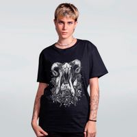 CAMISETA PRETA - WOMAN GOAT