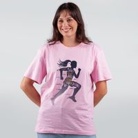 CAMISETA ROSA - GO THE DISTANCE