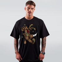 CAMISETA PRETA - O COELHO ESTÁ VINDO