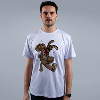 CAMISETA OFF WHITE - O COELHO ESTÁ VINDO