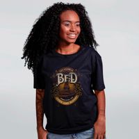 CAMISETA PRETA - YOU BELONG IN BED