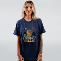 CAMISETA AZUL MARINHO - WE CAME IN PIZZA