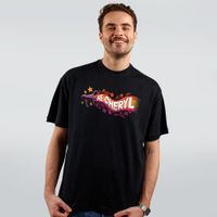CAMISETA OVERSIZED PRETA - AE CHERYL