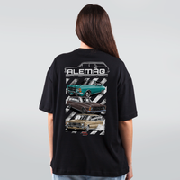 CAMISETA OVERSIZED PRETA - TRIO FORTE