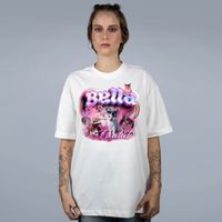 CAMISETA OVERSIZED OFF WHITE - BELLA HADID