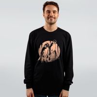 MANGA LONGA PRETA - MACACO ARANHA