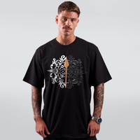 CAMISETA PRETA - ALFINETE