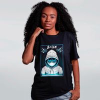 CAMISETA PRETA - SMILE BAUERS