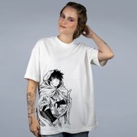 CAMISETA OVERSIZED OFF WHITE - ARQUEIRO