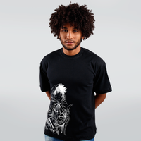 CAMISETA OVERSIZED PRETA - ARQUEIRO