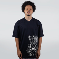 CAMISETA OVERSIZED PRETA - MAGA