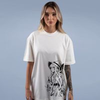 CAMISETA OVERSIZED OFF WHITE - MAGA