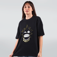 CAMISETA OVERSIZED PRETA - ANIMADORGAS