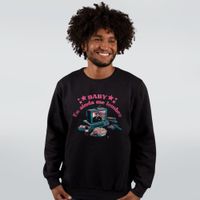 MOLETOM BÁSICO PRETO - BABY EU AINDA ME LEMBRO