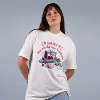 CAMISETA OVERSIZED OFF WHITE - BABY EU AINDA ME LEMBRO