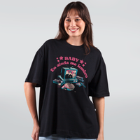 CAMISETA OVERSIZED PRETA - BABY EU AINDA ME LEMBRO