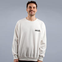MOLETOM BÁSICO OFF WHITE - DESCULPA FOI MINHA ANSIEDADE