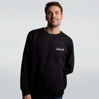 MOLETOM BÁSICO PRETO - DESCULPA FOI MINHA ANSIEDADE