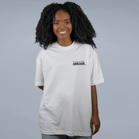 CAMISETA OVERSIZED OFF WHITE - DESCULPA FOI MINHA ANSIEDADE