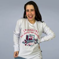 MANGA LONGA OFF WHITE - BABY EU AINDA ME LEMBRO