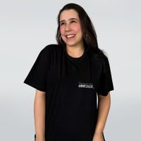 CAMISETA OVERSIZED PRETA - DESCULPA FOI MINHA ANSIEDADE