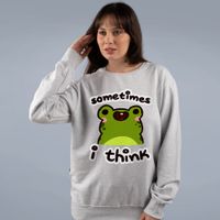 MOLETOM BÁSICO CINZA - PENSAMENTOS