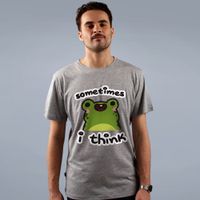 CAMISETA CINZA - PENSAMENTOS