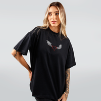 CAMISETA OVERSIZED PRETA - CHANGES