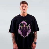 CAMISETA OVERSIZED PRETA - RAINHA INOMINÁVEL