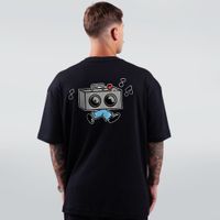 CAMISETA OVERSIZED PRETA - BOOMBOUNCE