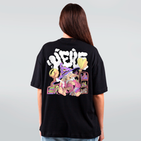 CAMISETA OVERSIZED PRETA - HEHE