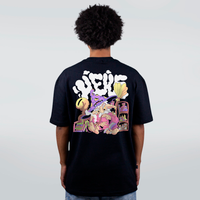 CAMISETA OVERSIZED PRETA - HEHE