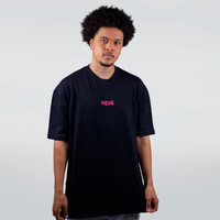 CAMISETA OVERSIZED PRETA - HEHE