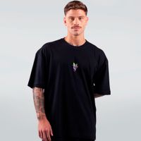 CAMISETA OVERSIZED PRETA - GNOMO
