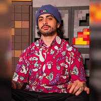 CAMISA DE BOTÃO OVERSIZED - ROSA MANIKOMIO