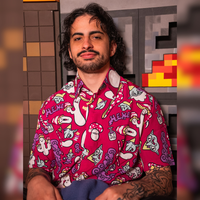 CAMISA DE BOTÃO OVERSIZED - ROSA MANIKOMIO
