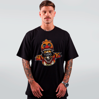 CAMISETA PRETA - EU VI TUDO