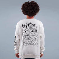 MOLETOM BÁSICO OFF WHITE - BREAKBONES