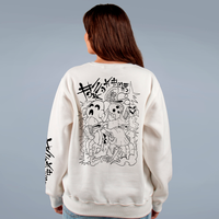 MOLETOM BÁSICO OFF WHITE - BREAKBONES