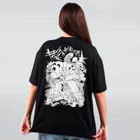 CAMISETA OVERSIZED PRETA - BREAKBONES
